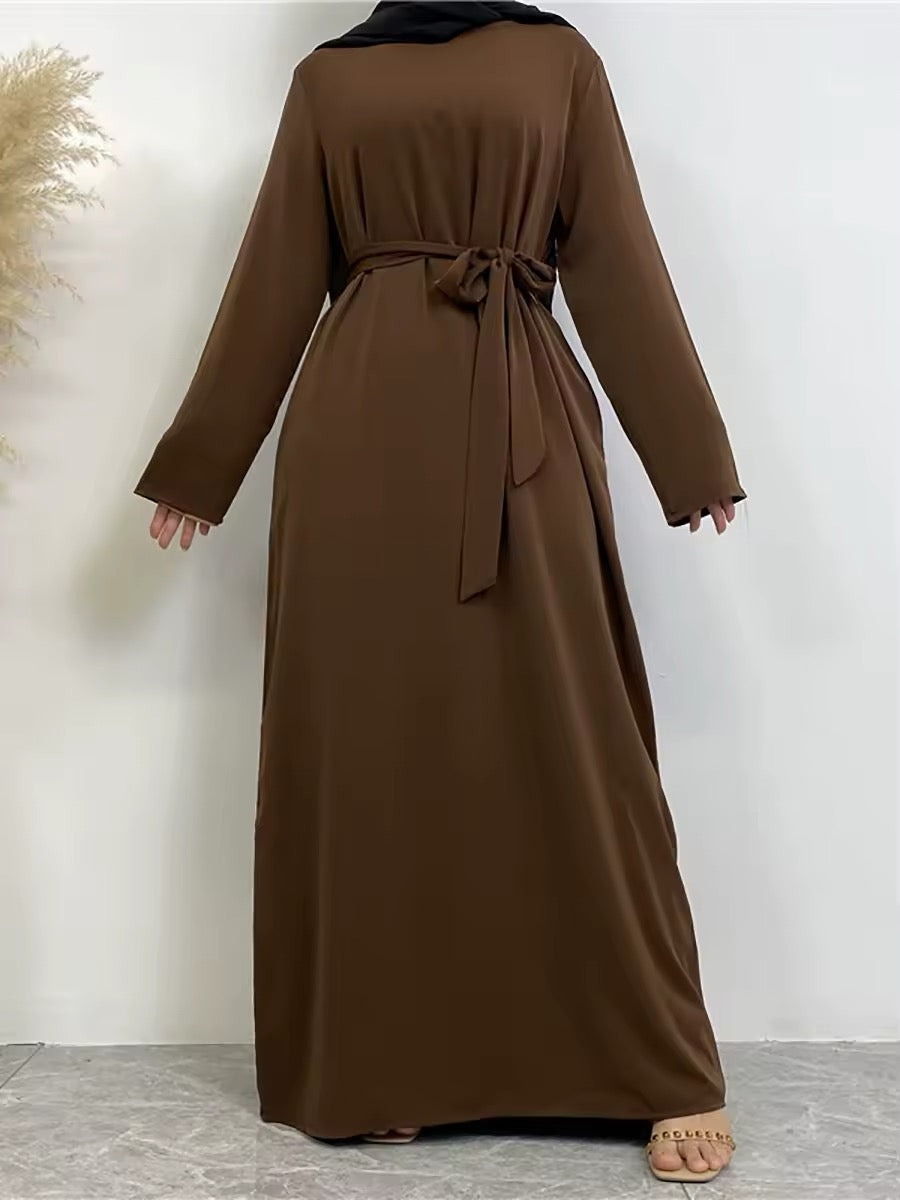 Abaya-Robe hijab pour femmes musulmanes, vêtements islamiques, modeste, pour Ramadan, Kaftan turc, robe éducative