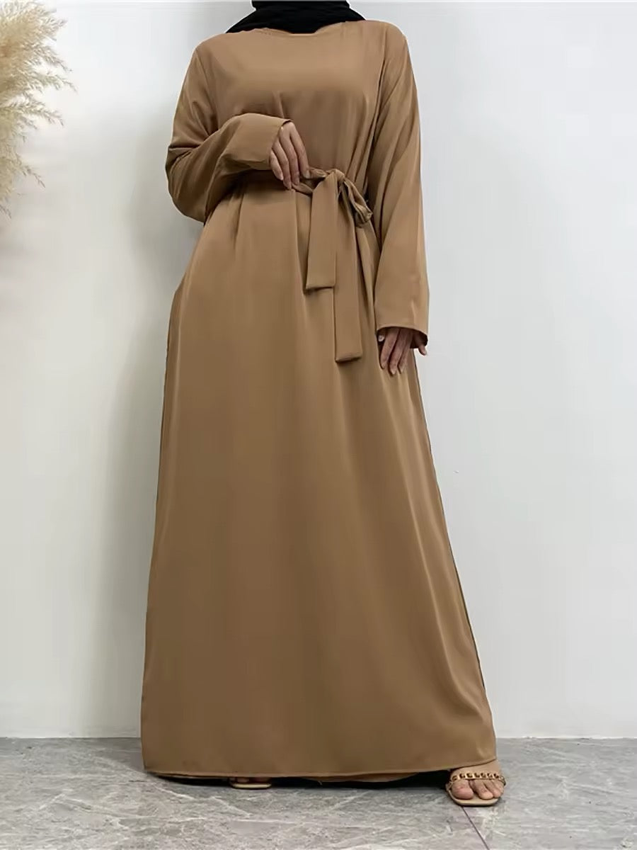 Abaya-Robe hijab pour femmes musulmanes, vêtements islamiques, modeste, pour Ramadan, Kaftan turc, robe éducative