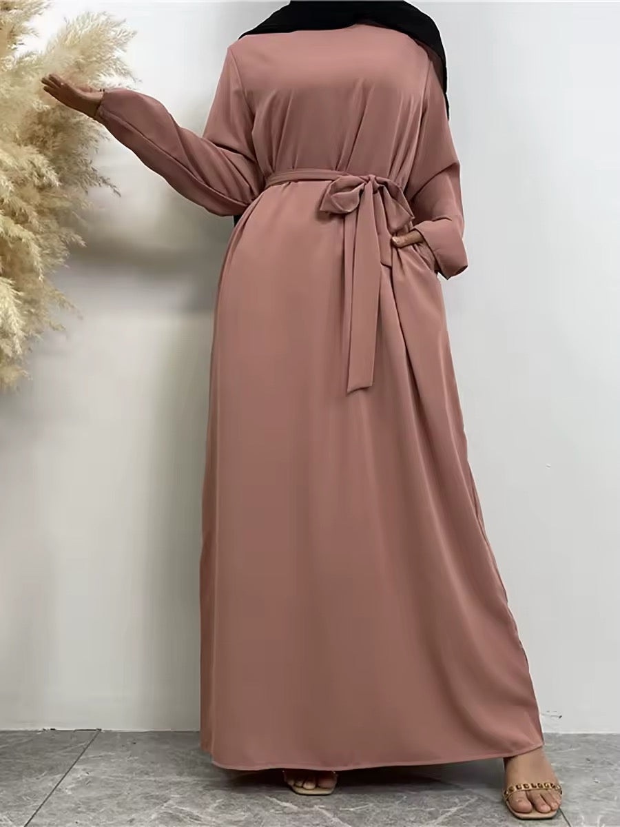 Abaya-Robe hijab pour femmes musulmanes, vêtements islamiques, modeste, pour Ramadan, Kaftan turc, robe éducative