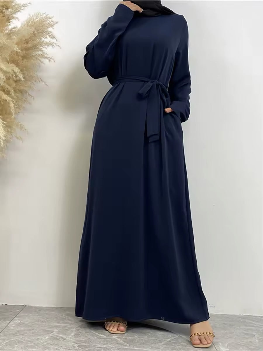 Abaya-Robe hijab pour femmes musulmanes, vêtements islamiques, modeste, pour Ramadan, Kaftan turc, robe éducative