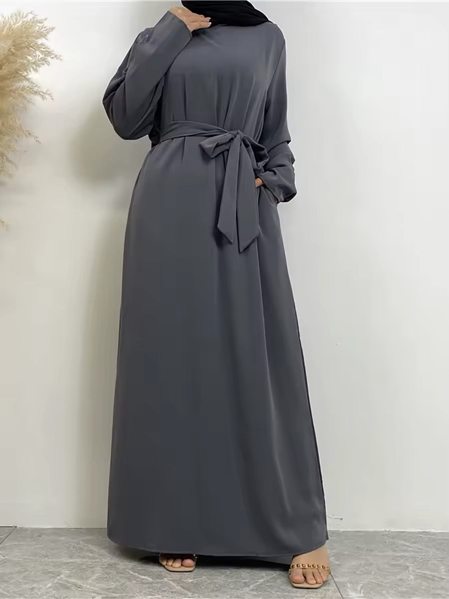 Abaya-Robe hijab pour femmes musulmanes, vêtements islamiques, modeste, pour Ramadan, Kaftan turc, robe éducative