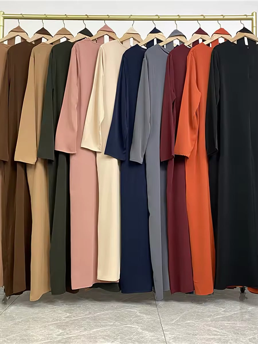 Abaya-Robe hijab pour femmes musulmanes, vêtements islamiques, modeste, pour Ramadan, Kaftan turc, robe éducative